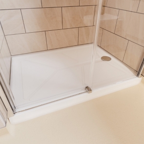 AKW Sulby 2 Unbreachable Floor Rectangular Shower Tray 1700mm x 700mm | Product Image