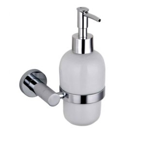 Arley Rigel Soap Dispenser and Holder - Chrome
