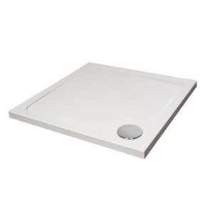 Arley Hydro45 Square Shower Tray 800mm x 800mm - White