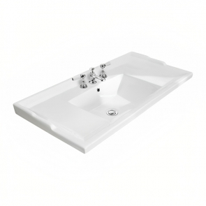Bayswater Traditional Furniture Basin 1000mm Wide 3 Tap Hole | Product Image