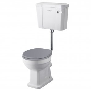 Bayswater Fitzroy Comfort Height Low Level Pan with Lever Cistern - Excluding Seat