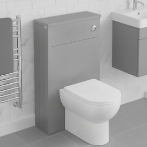 Bayswater Plummett Grey WC Toilet Unit 550mm Wide | Product Image