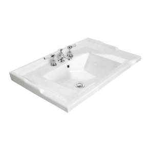 Bayswater Traditional Furniture Basin 600mm Wide 3 Tap Hole