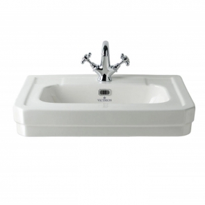 Bayswater Victrion Pedestal Basin 640mm Wide - 1 Tap Hole | Product Image