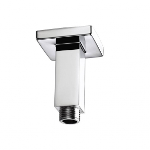 Bristan Square Ceiling Mounted Shower Arm 75mm Length - Chrome