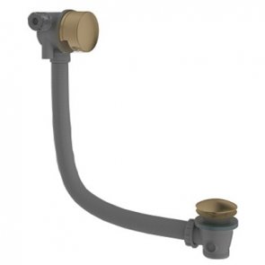Britton Hoxton Bath Filler with Click-Clack Waste - Brushed Brass