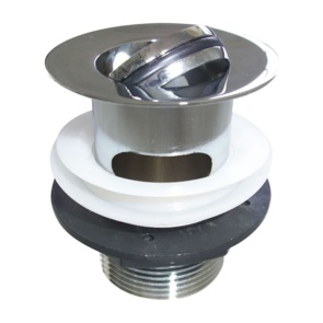 Britton Slotted Flip Top Basin Waste Chrome | Product Image