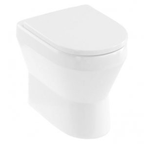 Britton Curve2 Rimless Back to Wall Toilet 520mm Projection - Soft Close Seat