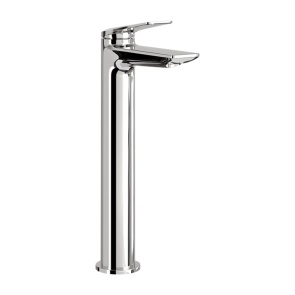 Britton Greenwich Chrome Tall Mono Basin Mixer Tap | Product Image