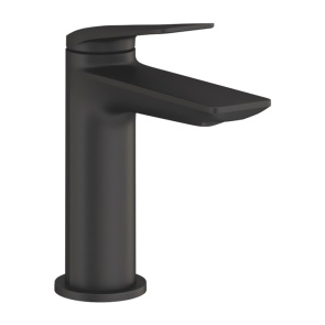 Britton Greenwich Matt Black Mono Basin Mixer Tap | Product Image