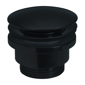 Britton Universal Press Top Basin Waste Matt Black | Product Image