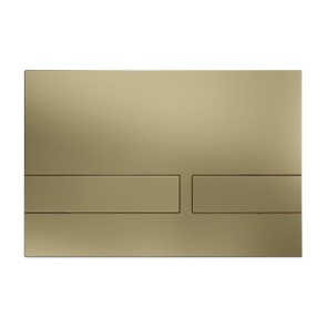 Britton Venue Dual Flush Plate Brushed Brass | Product Image