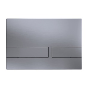 Britton Venue Dual Flush Plate Brushed Stainless Steel | Product Image