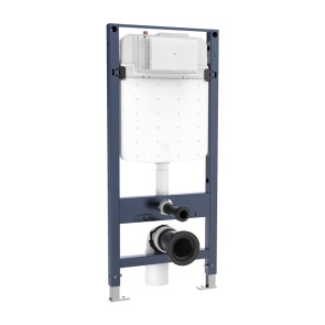 Britton Slim Depth Wall Hung Toilet Frame 1.12m with Dual Flush Concealed Cistern | Product Image