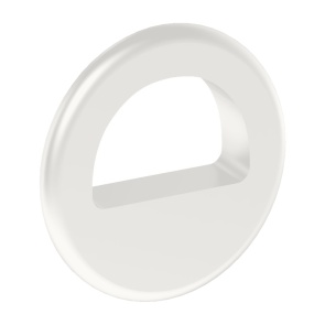 Britton Basin Overflow Cover White | Product Image