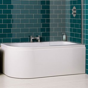 Carron Status Shower Bath Panel 540mm H x 1550mm W x 850mm D - Carronite
