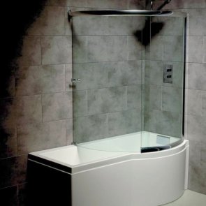 Carron Urban P-Shaped Shower Bath Front Panel 540mm H x 1700mm W - White
