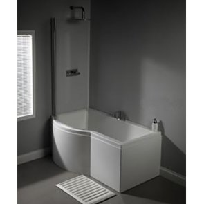 Carron CSS-4 Urban Shower Bath Screen 1500mm H x 780mm W
