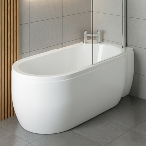 Carron Advantage Shower Bath Front Panel 500mm H x 1600mm W - Left Handed | Product Image