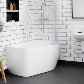 Carron Profile Acrylic Curved Front Bath Panel 540mm H x 1500mm W - Right Handed