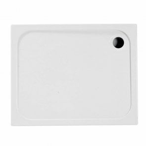 Coram Stone Resin Flat Top Rectangular Shower Tray 1200mm x 800mm