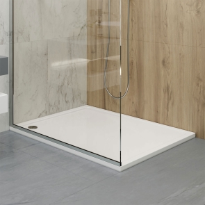 Coram Stone Resin Flat Top Rectangular Shower Tray 1200mm x 800mm | Product Image