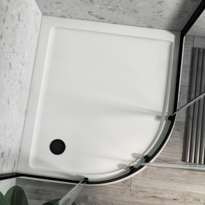 Delphi AquaStone Offset Quadrant Shower Tray 1200mm x 900mm - Left Handed