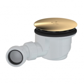 Delphi AquaStone 90mm Fast-Flow Shower Waste - Brushed Brass