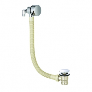 Delphi Bath Filler with Waste and Overflow - Chrome