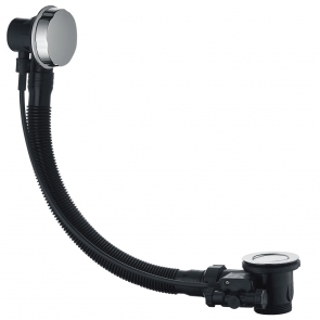 Deva 1 1/2 Inch Bath Pop Up Waste - Matt Black | Product Image