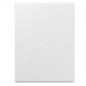 Duchy Acrylic Bath End Panel 510mm x 800mm W - White (3mm Thickness)