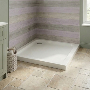 Duchy Carn Stone Resin Square Shower Tray 700mm x 700mm | Product Image