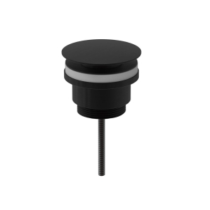 Duchy Choice Universal Slotted or Unslotted Basin Waste - Black | Product Image