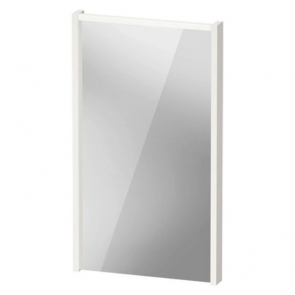 Duravit D-Code LED Bathroom Mirror 700mm H x 400mm W - Gloss White | Product Image