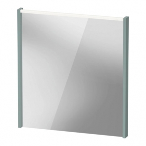 Duravit D-Code LED Bathroom Mirror 700mm H x 650mm W - Fjord Green | Product Image