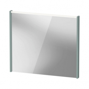 Duravit D-Code LED Bathroom Mirror 700mm H x 800mm W - Fjord Green | Product Image