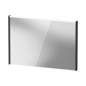 Duravit D-Code LED Bathroom Mirror 700mm H x 1000mm W - Matt Graphite | Product Image