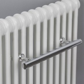 EcoRad Legacy Column Radiator Small Towel Bar for 8+ Sections - Chrome
