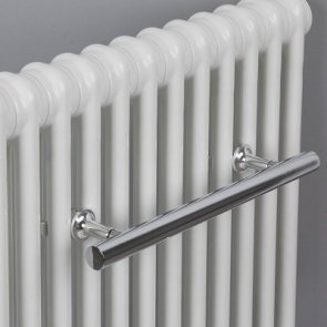 Ecorad Legacy Large Radiator Towel Bar for 10+ Sections - Chrome