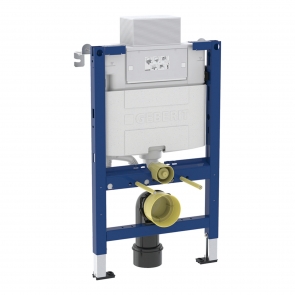 Geberit Alpha Wall Hung WC Toilet Frame with Alpha Concealed Cistern 500mm W x 820mm H