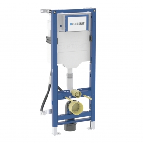Geberit Duofix 1120mm WC Toilet Frame With 120mm Sigma Cistern for Disabled WC - Blue