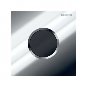 Geberit Type 01 Touchless Mains Powered Urinal Flushing Control - Gloss Chrome | Product Image