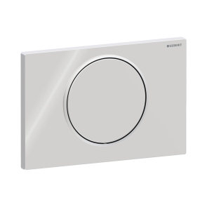 Geberit Sigma10 Single Flush Plate - Gloss/Matt Chrome | Product Image