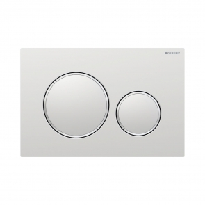 Geberit Sigma20 Dual Flush Plate - Matt Chrome