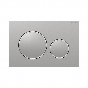 Geberit Sigma20 Dual Flush Plate Brushed Stainless Steel