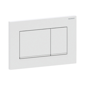 Geberit Sigma30 Dual Flush Plate - Matt White | Product Image