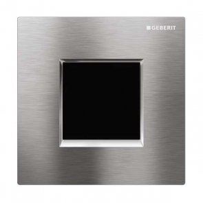 Geberit Type30 Urinal Flush Electronic Mains - Brushed Chrome