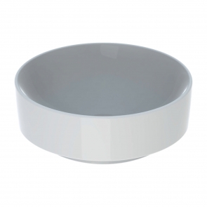 Geberit VariForm Lay-On Round Countertop Basin 400mm Wide - 0 Tap Hole