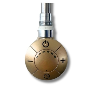 Heatwave IQ Thermostatic Brushed Brass Electric Heating Element 300W | Product Image