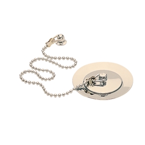 Heritage Basin Waste with Plug and Chain Vintage Gold - Slotted | Product Image